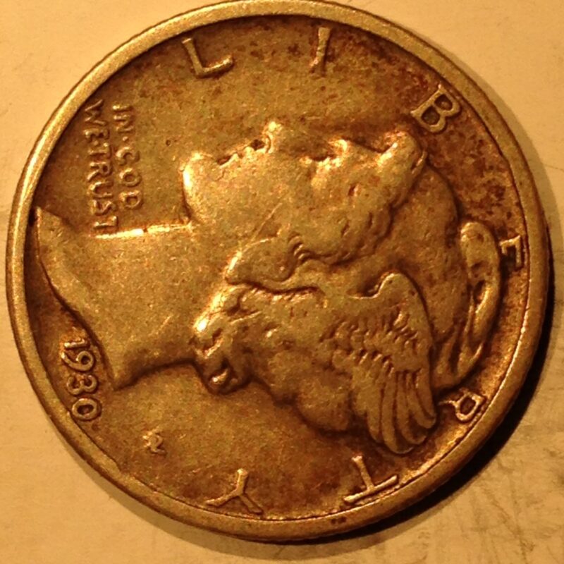 1930 Mercury Dime F