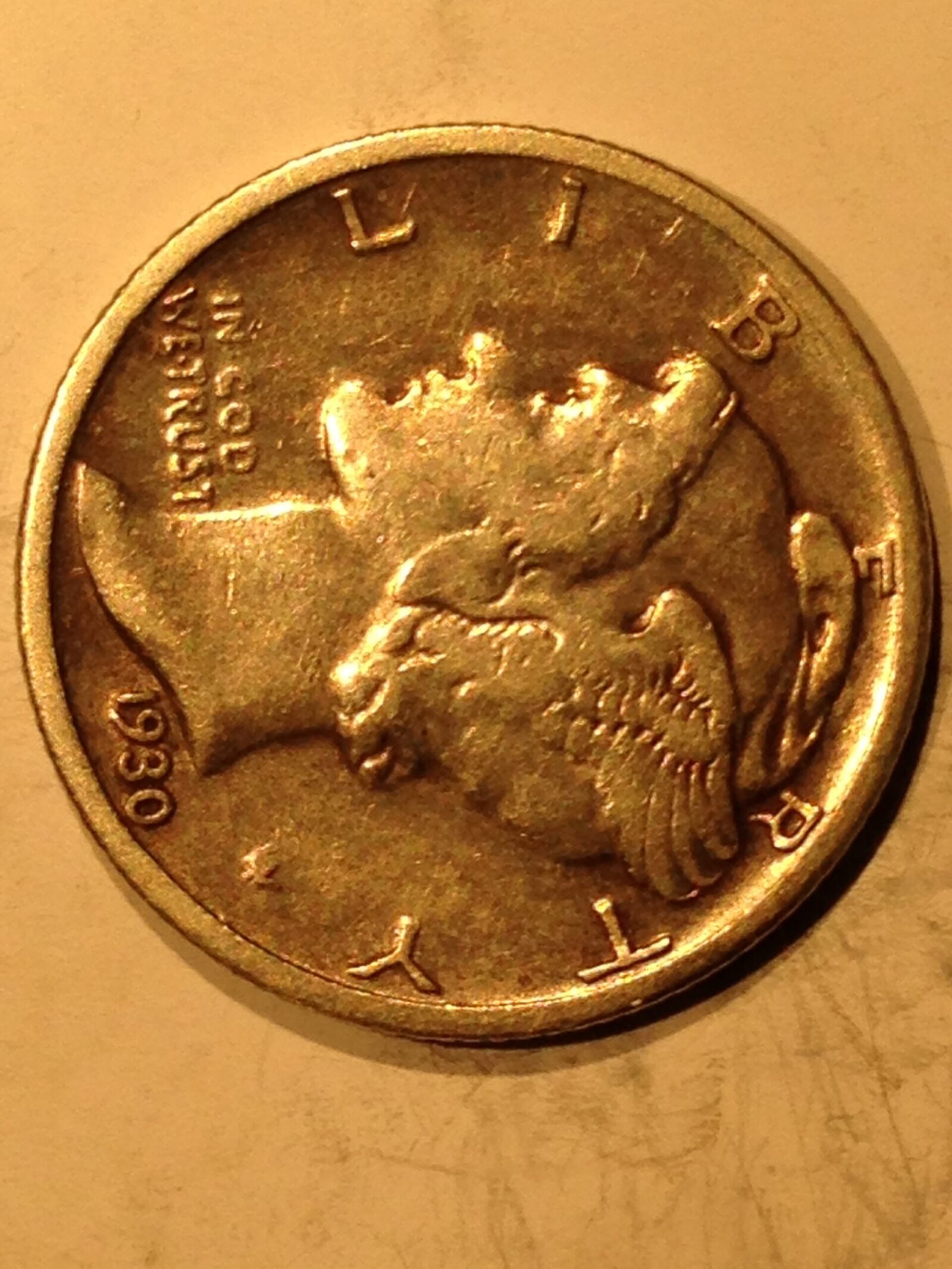 1930-S Mercury Dime VF