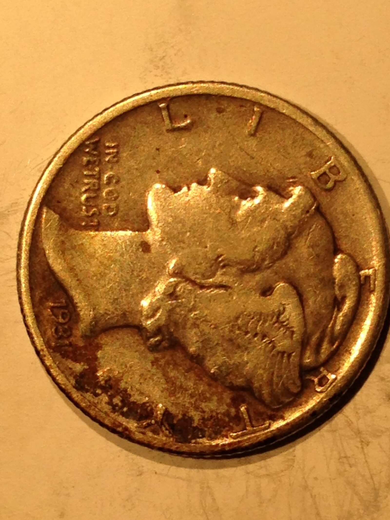 1931 Mercury Dime G