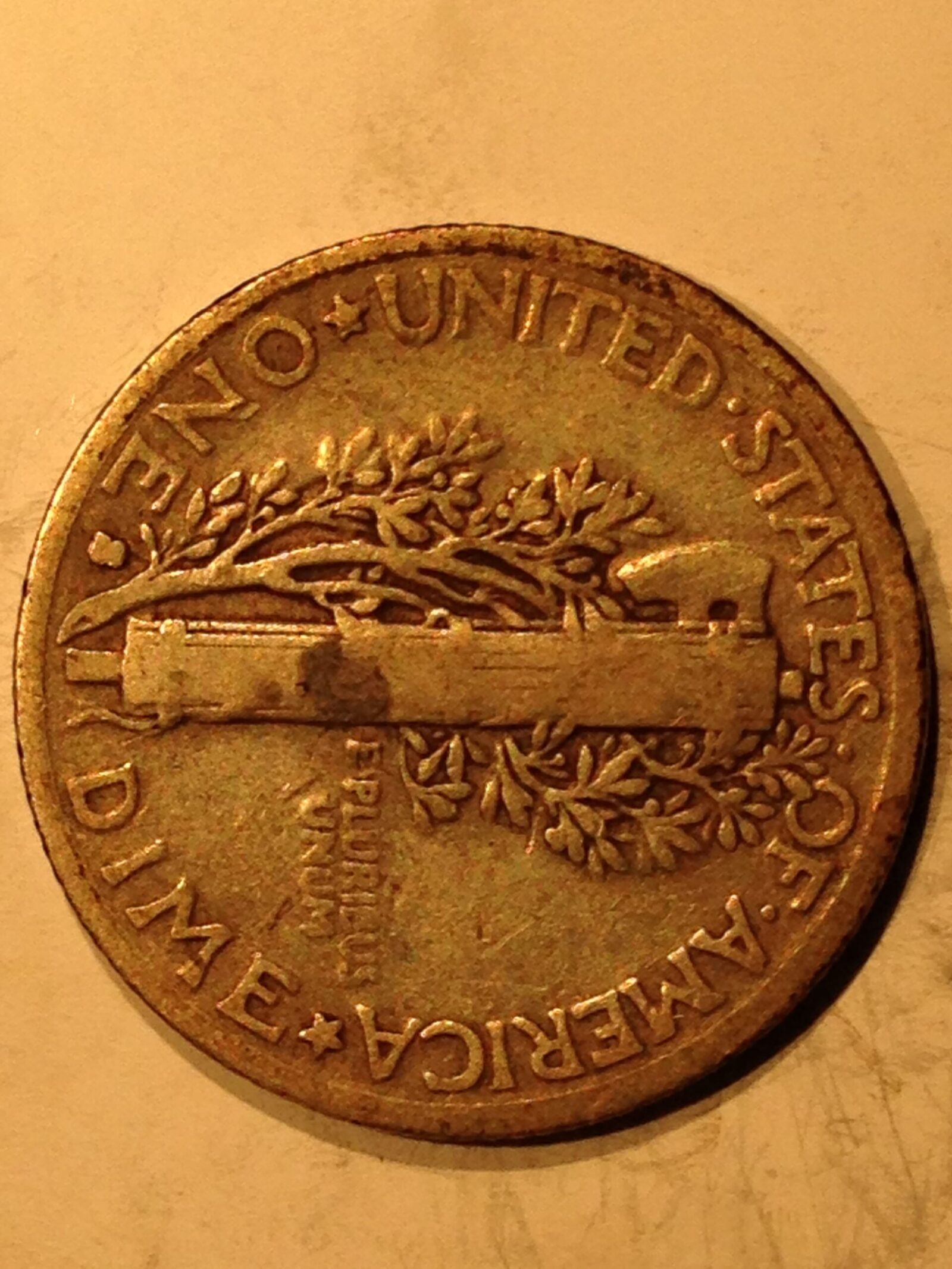 1931-S Mercury Dime F - Image 2