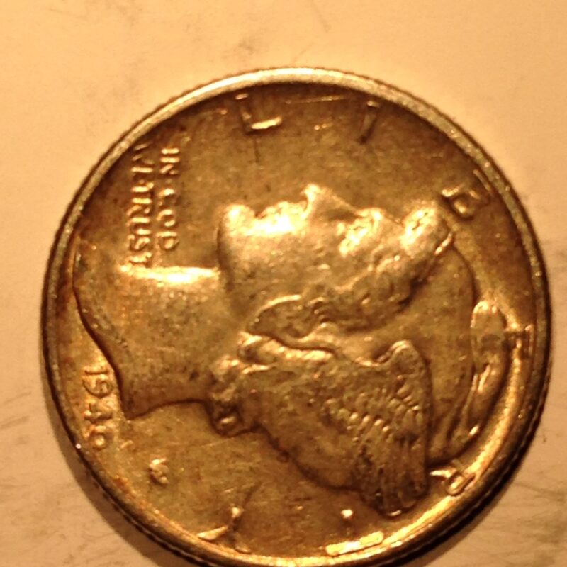 1940 Mercury Dime Ch BU
