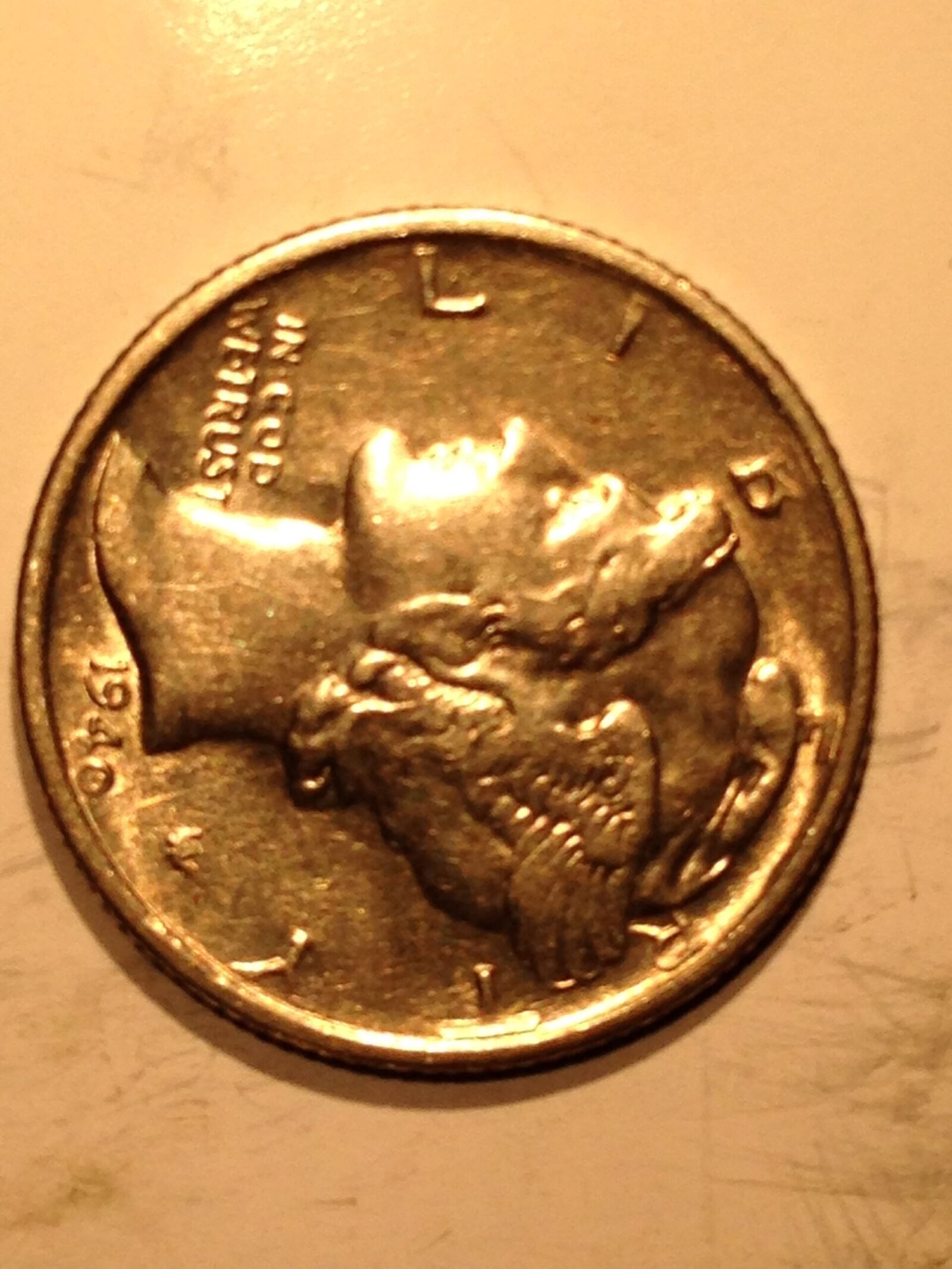 1940-S Mercury Dime Ch BU