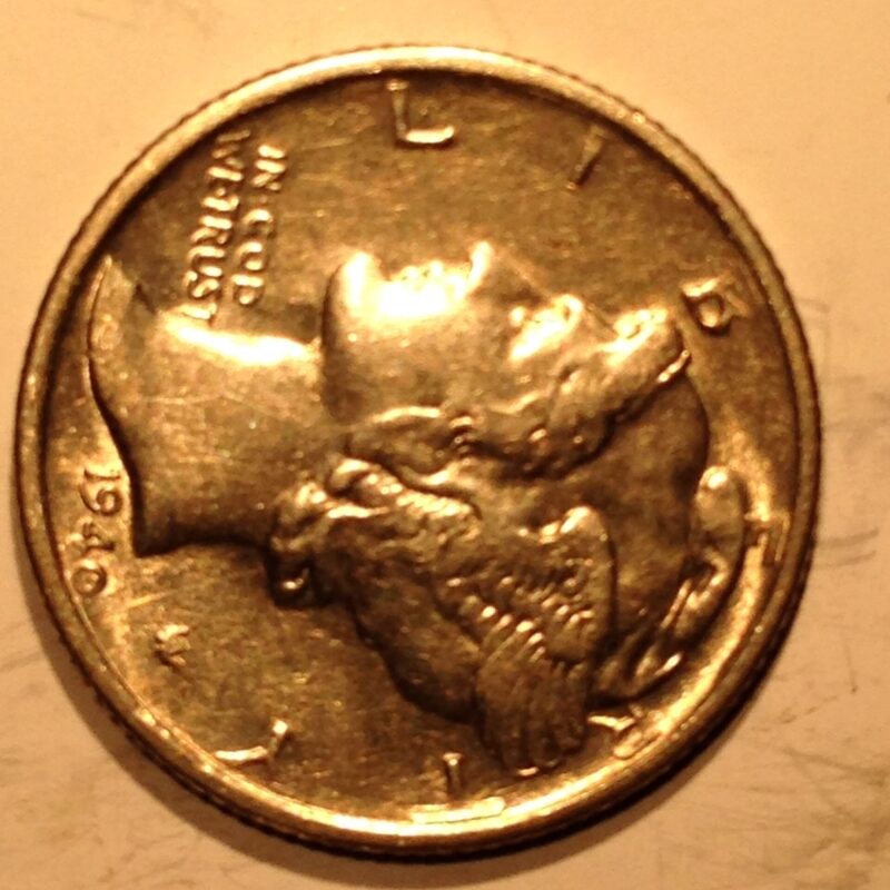 1940-S Mercury Dime VG-VF