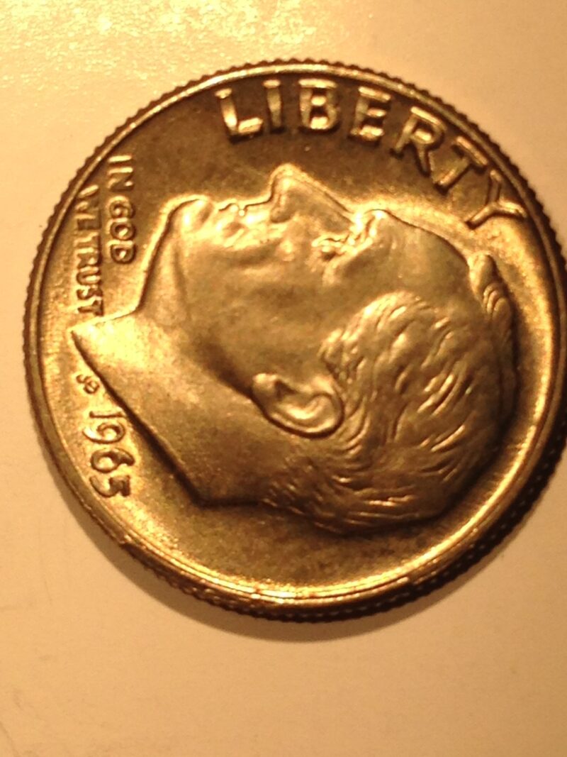 1965 Roosevelt Dime MS-65