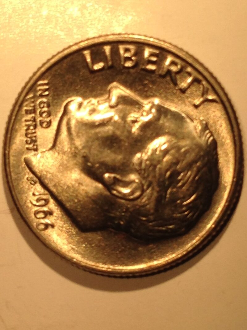 1966 Roosevelt Dime MS-65