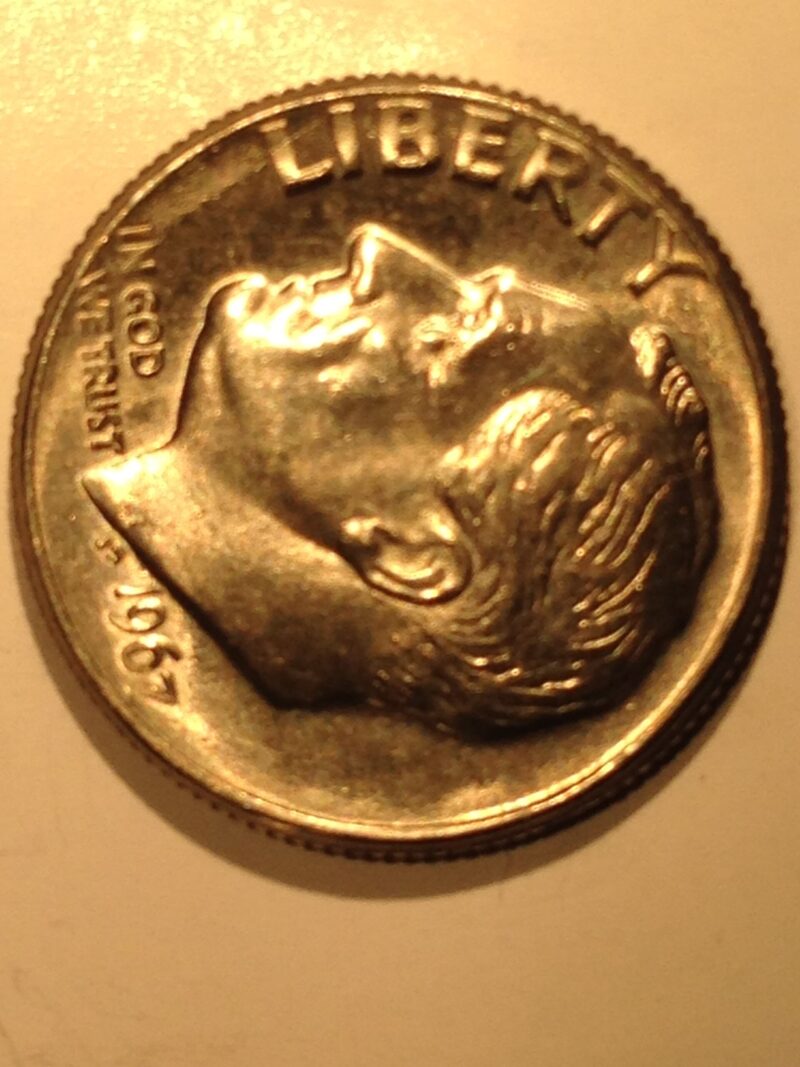 1967 Roosevelt Dime MS-65