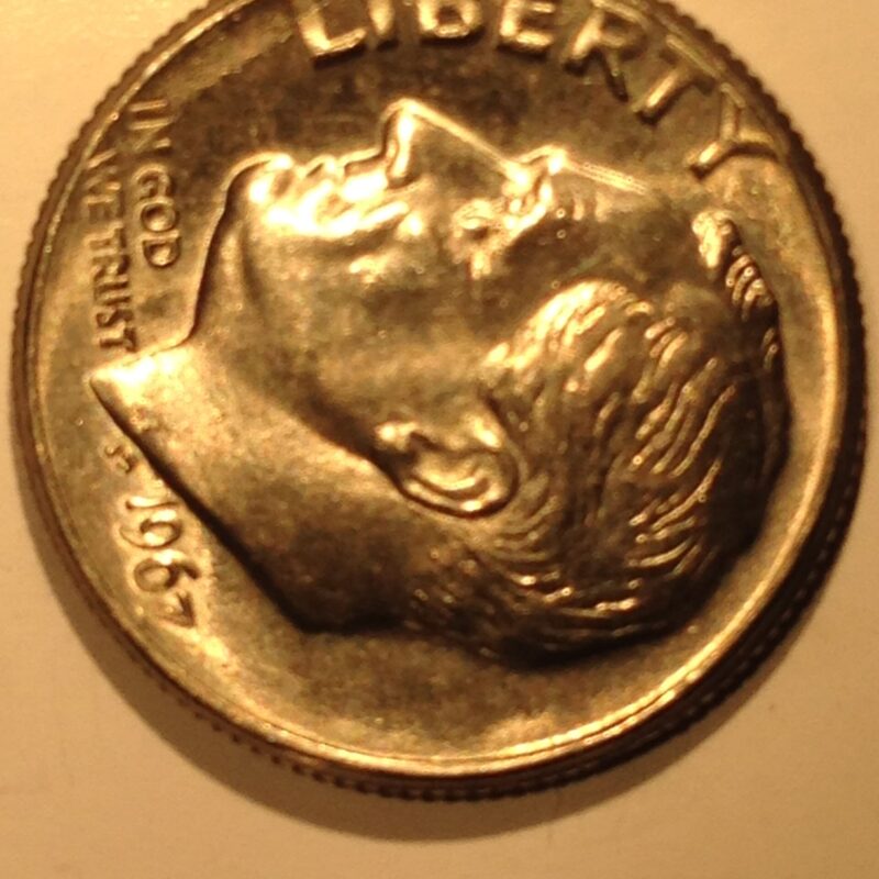 1967 Roosevelt Dime MS-65