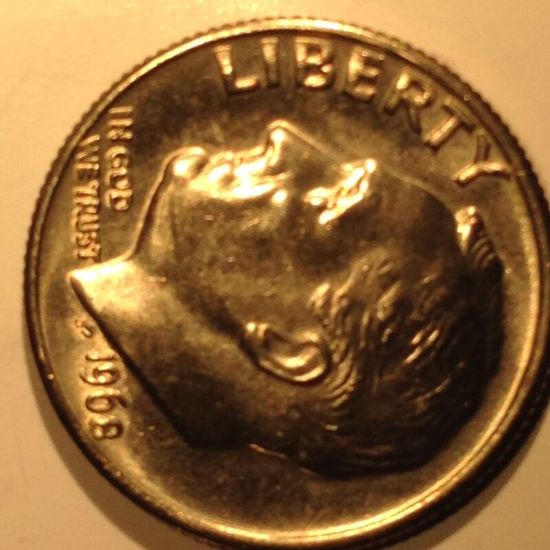 1968 Roosevelt Dime MS-64