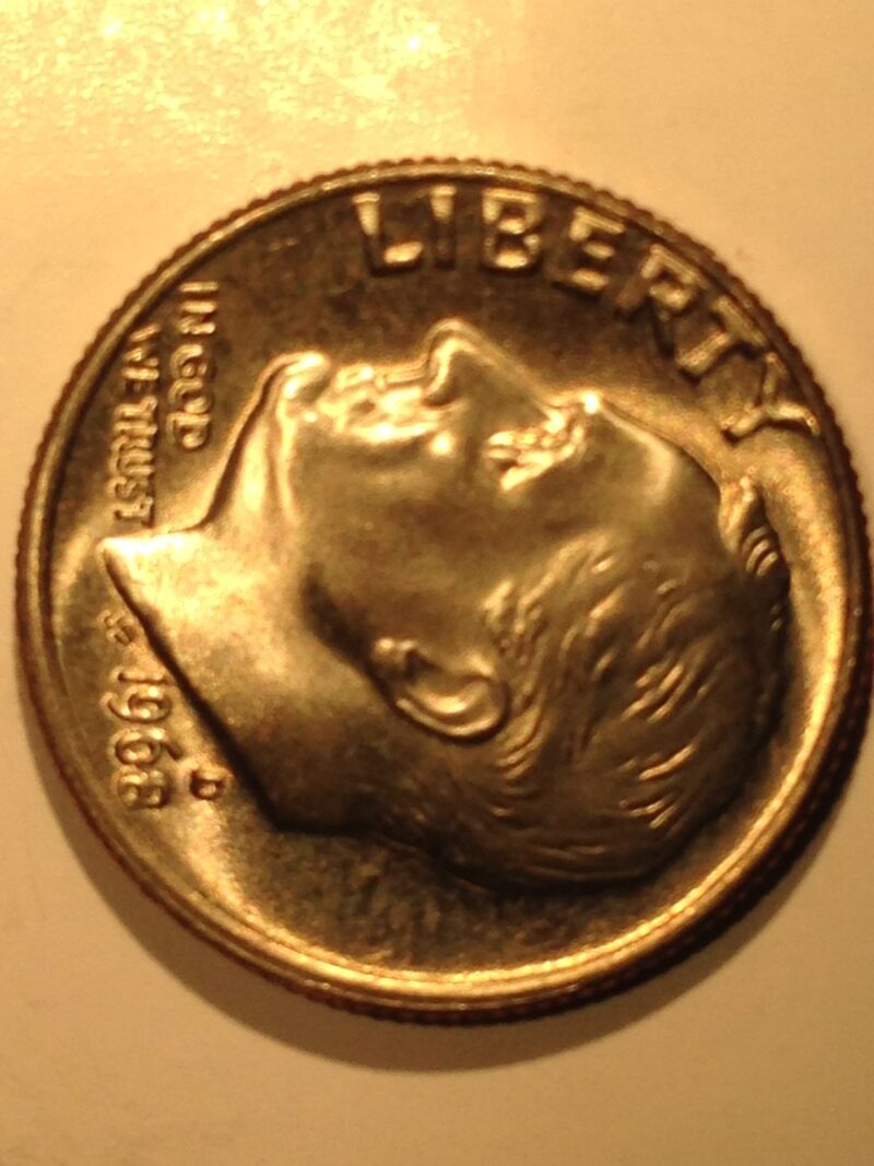 1968-D Roosevelt Dime MS-65