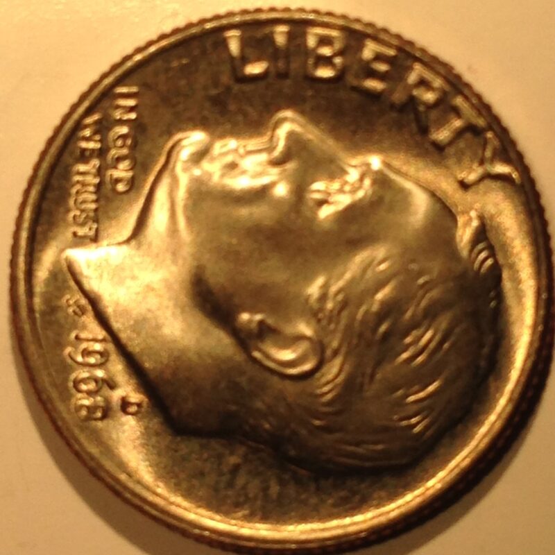 1968-D Roosevelt Dime MS-65