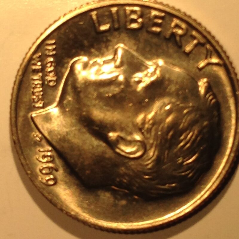 1969 Roosevelt Dime MS-64
