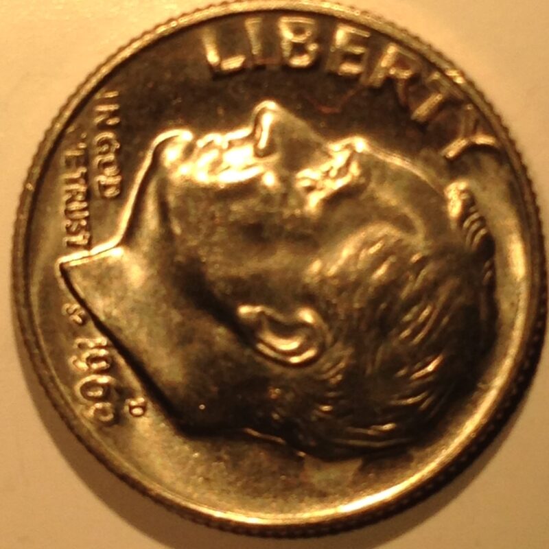 1969-D Roosevelt Dime MS-64