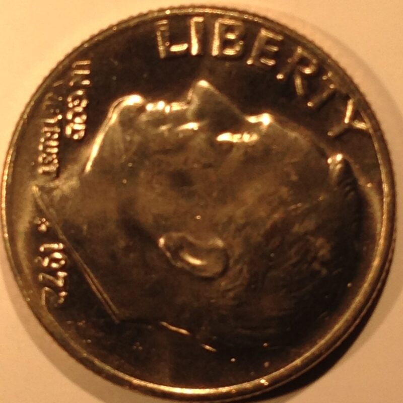 1972 Roosevelt Dime MS-64