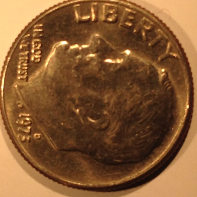 1973-D Roosevelt Dime MS-65