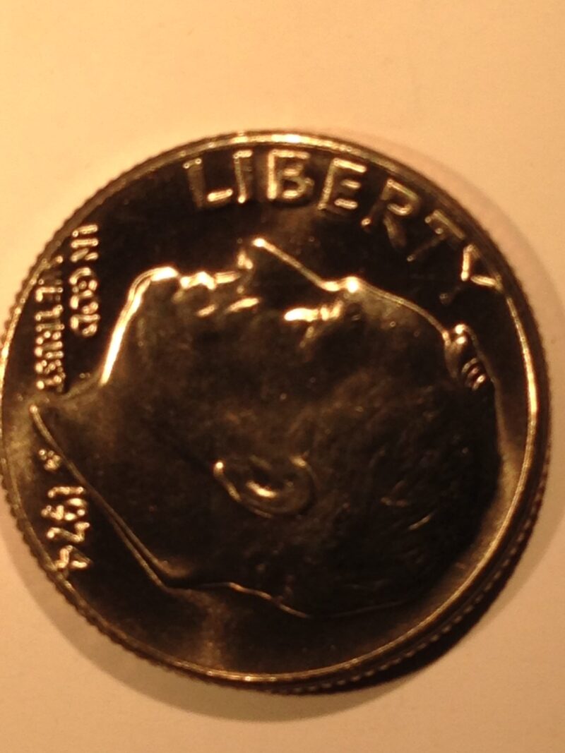 1974 Roosevelt Dime MS-65