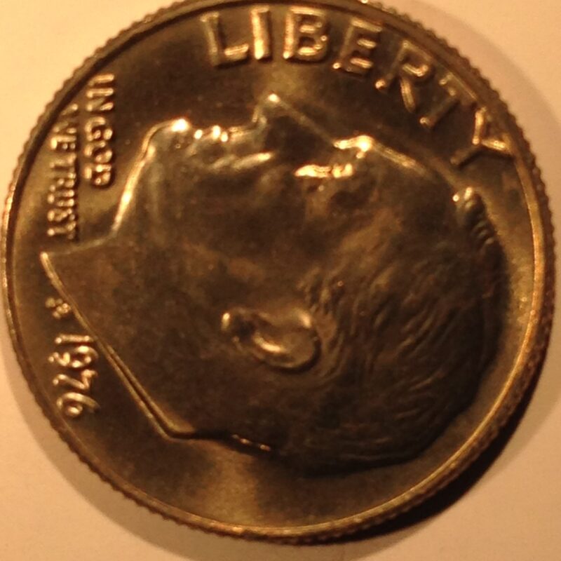 1976 Roosevelt Dime MS-65