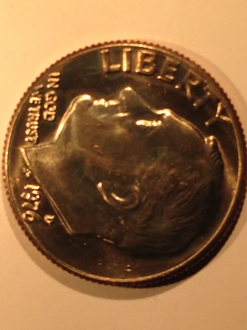 1976-D Roosevelt Dime MS-65