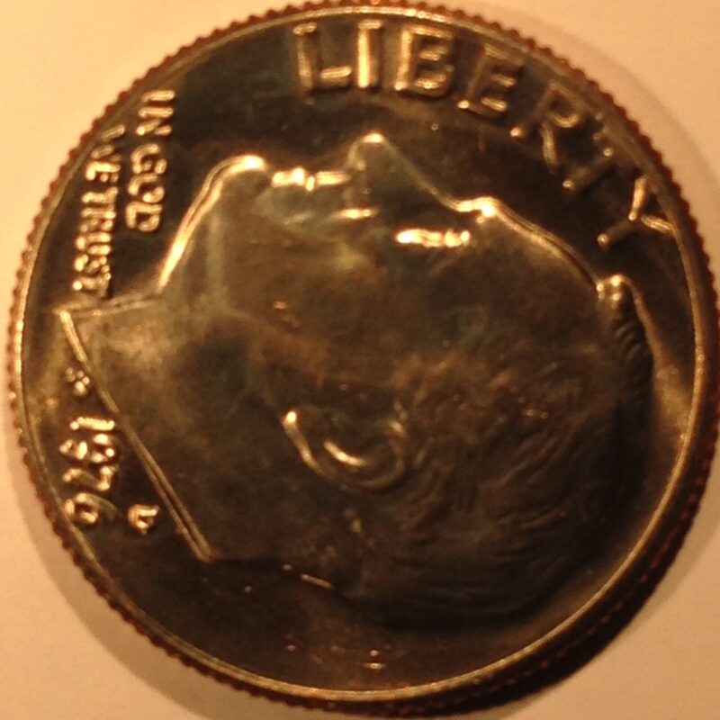 1976-D Roosevelt Dime MS-65