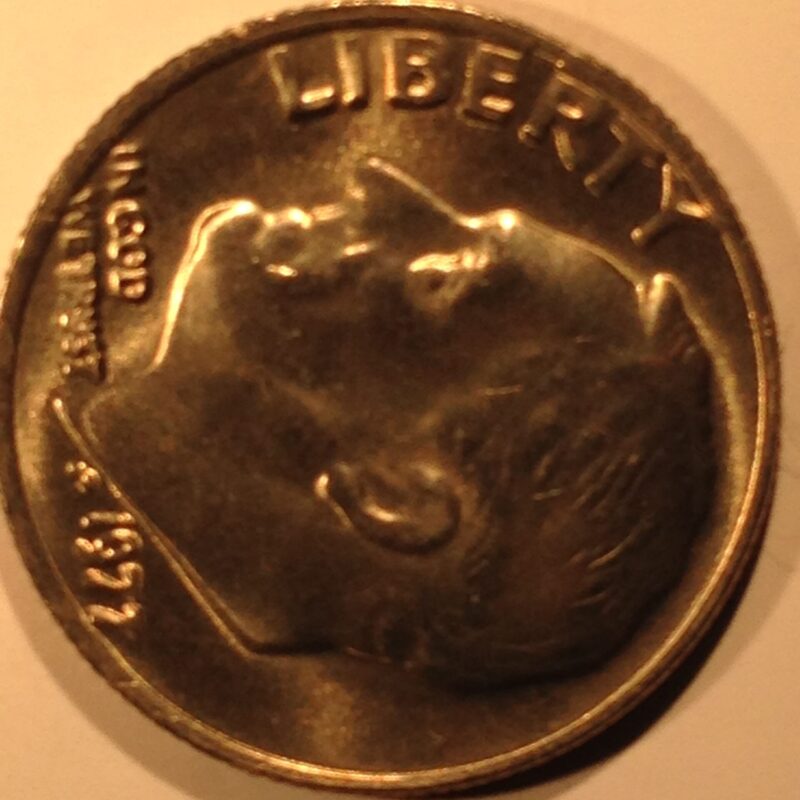 1977 Roosevelt Dime MS-65