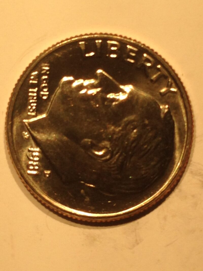 1981-D Roosevelt Dime MS-65