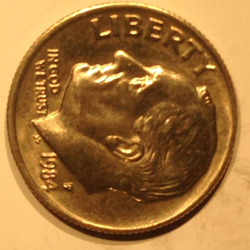 1984-P Roosevelt Dime MS-65