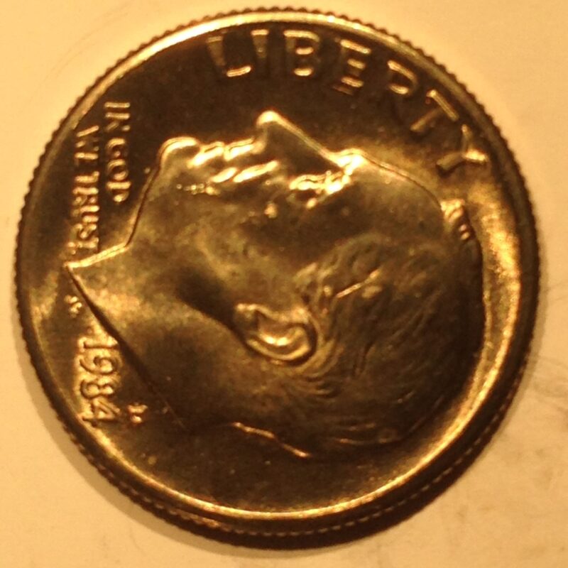 1984-D Roosevelt Dime MS-65