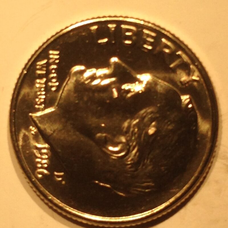 1986-D Roosevelt Dime MS-64