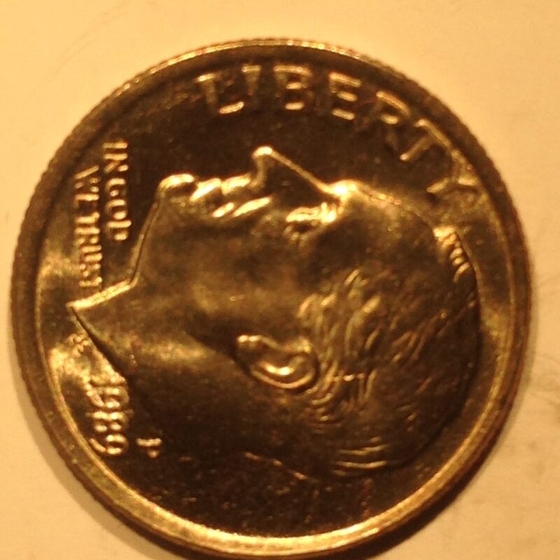 1989-P Roosevelt Dime MS-65