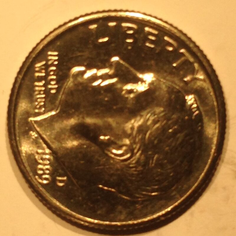 1989-D Roosevelt Dime MS-65