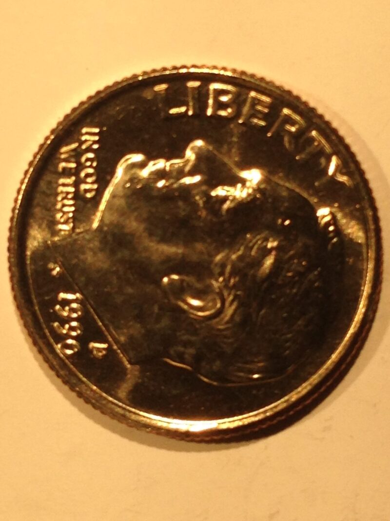 1990-P Roosevelt Dime MS-65
