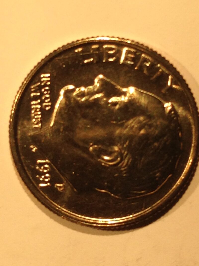 1991-P Roosevelt Dime MS-65