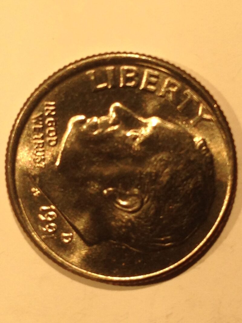 1991-D Roosevelt Dime MS-65
