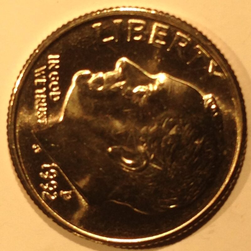 1992-P Roosevelt Dime MS-65