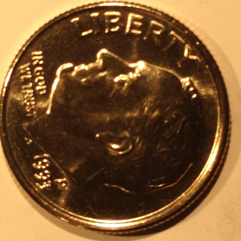 1993-P Roosevelt Dime MS-65