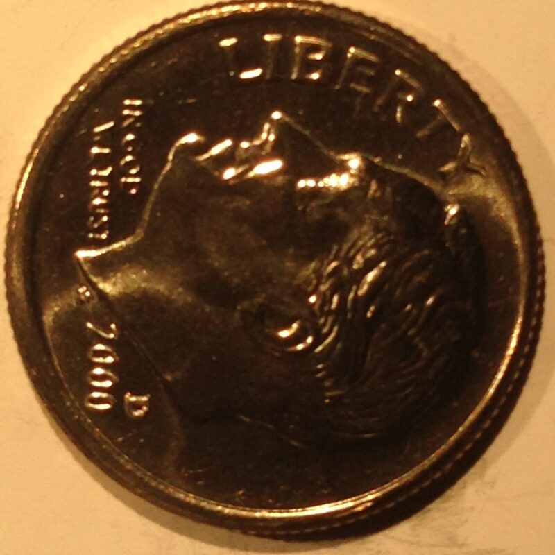 2000-D Roosevelt Dime MS-65