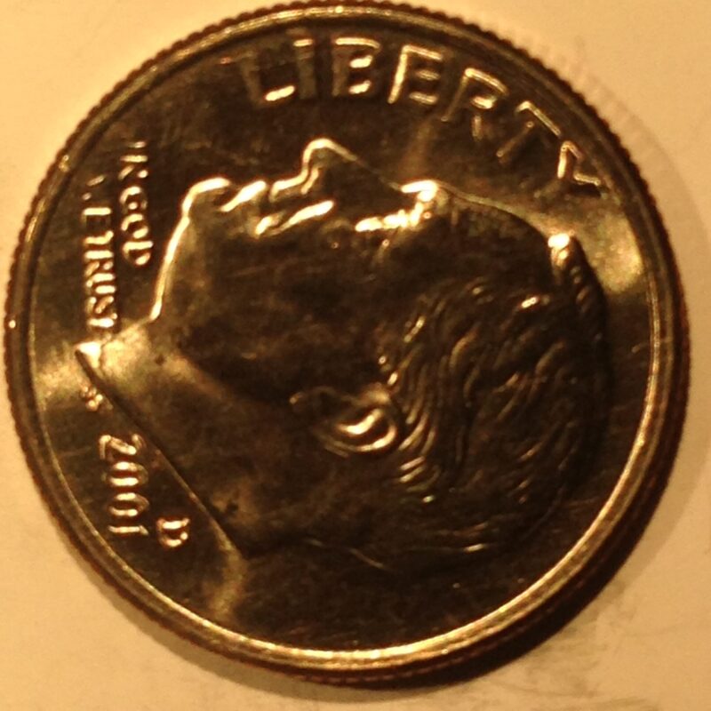 2001-D Roosevelt Dime MS-65