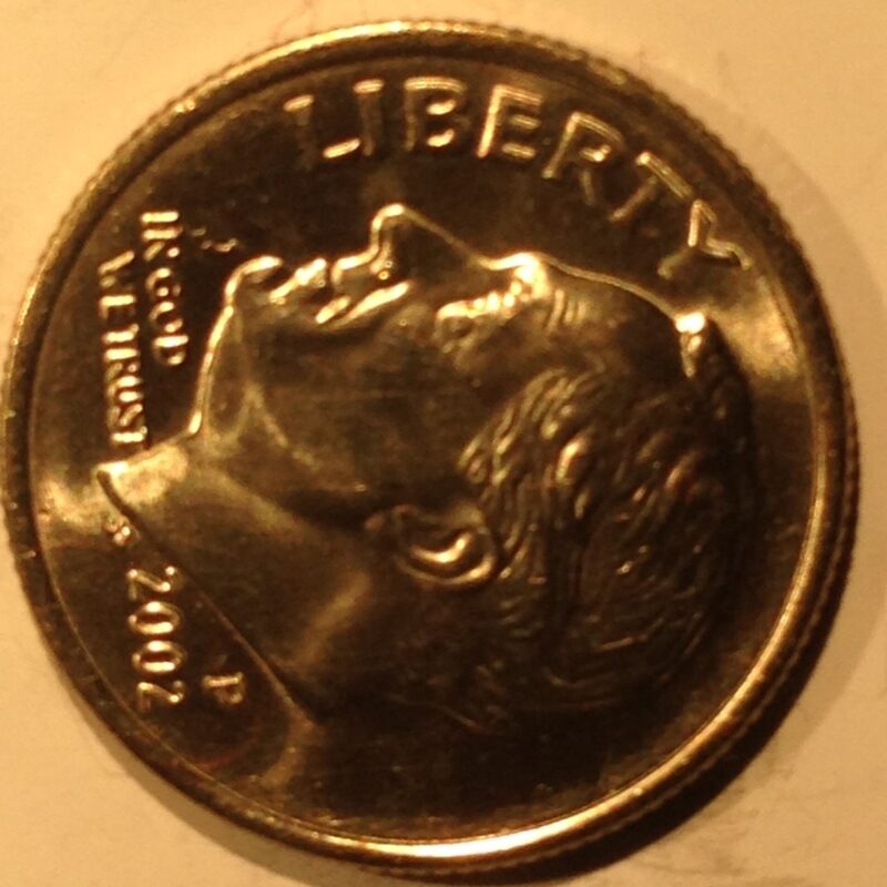 2002-P Roosevelt Dime MS-65