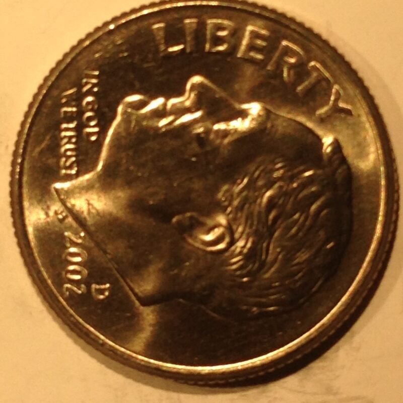2002-D Roosevelt Dime MS-65