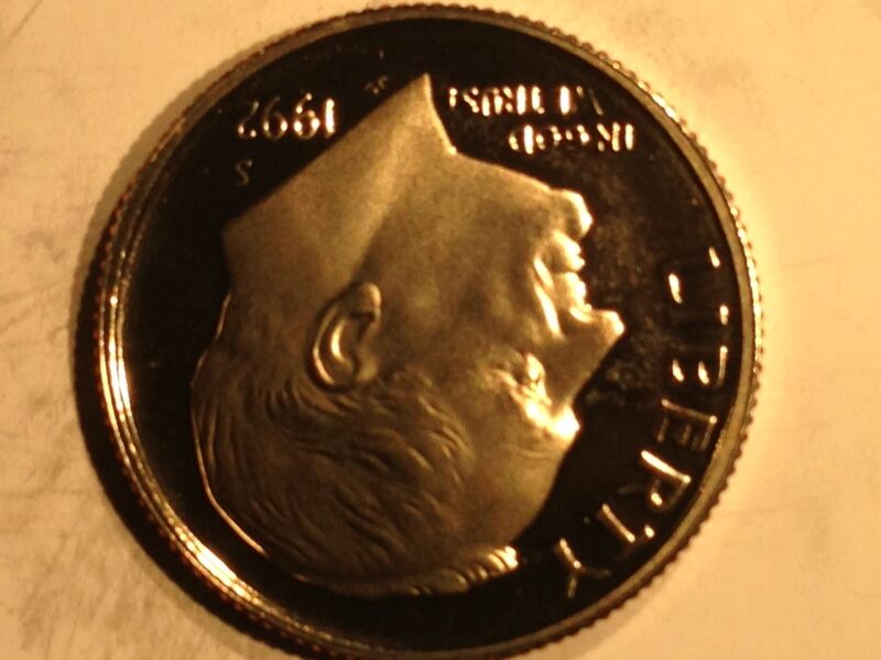 1992-S Roosevelt Dime Gem Proof Silver