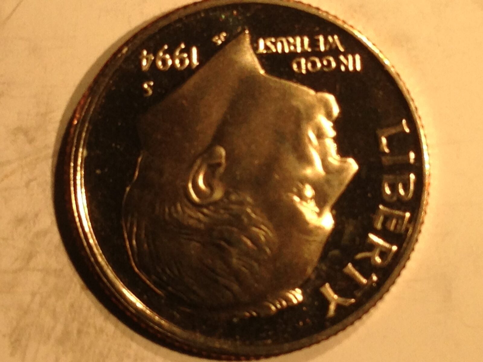 1994-S Roosevelt Dime Gem Proof Silver