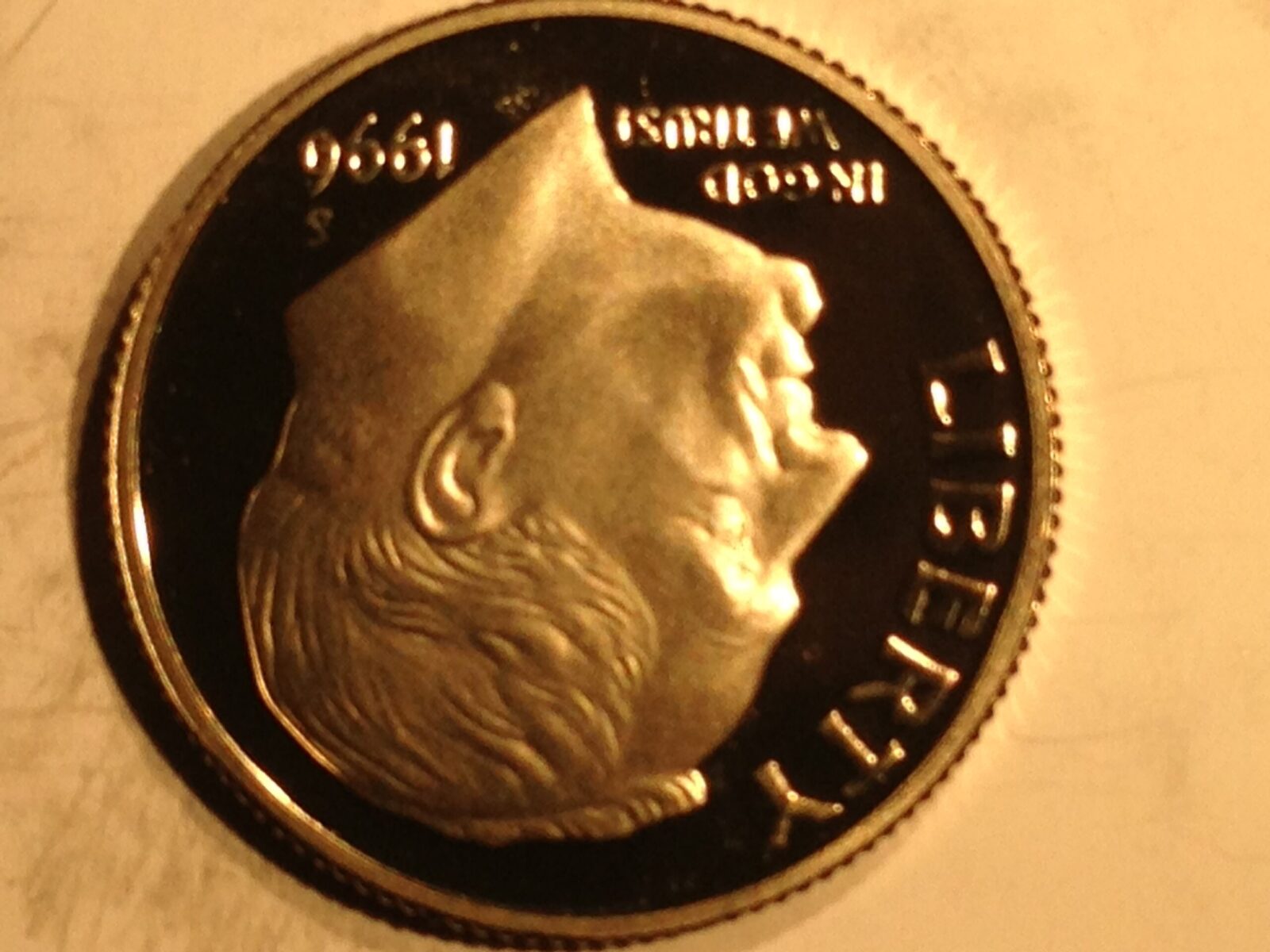 1996-S Roosevelt Dime Gem Proof Silver