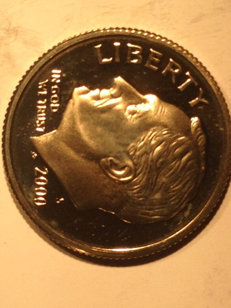 2000-S Roosevelt Dime Gem Proof Silver