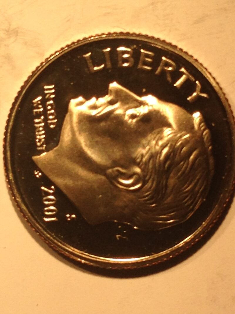 2001-S Roosevelt Dime Gem Proof Silver