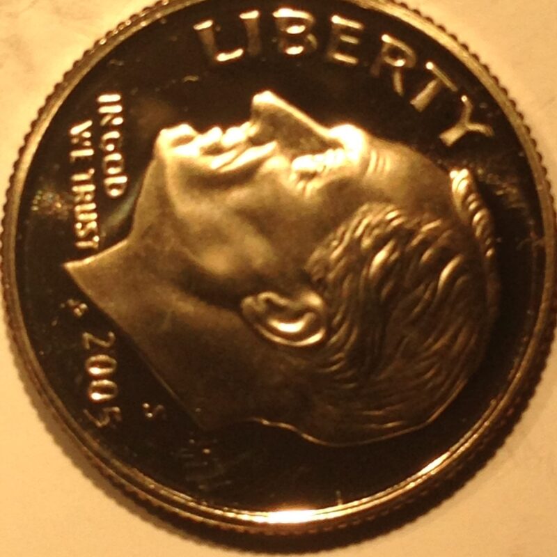 2005-S Roosevelt Dime Gem Proof Silver