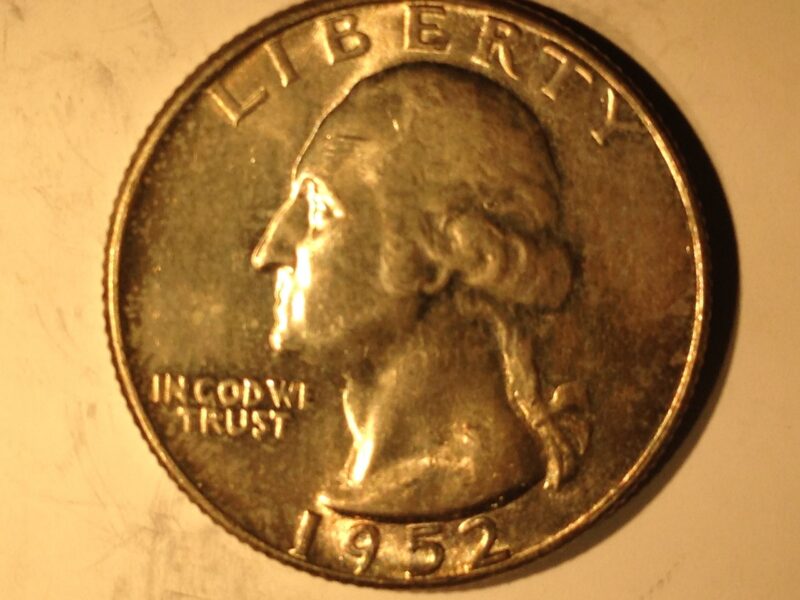 1952 Washington Quarter Ch BU