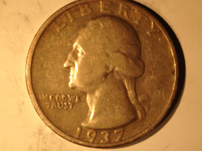 1937-D Washington Quarter F-VF