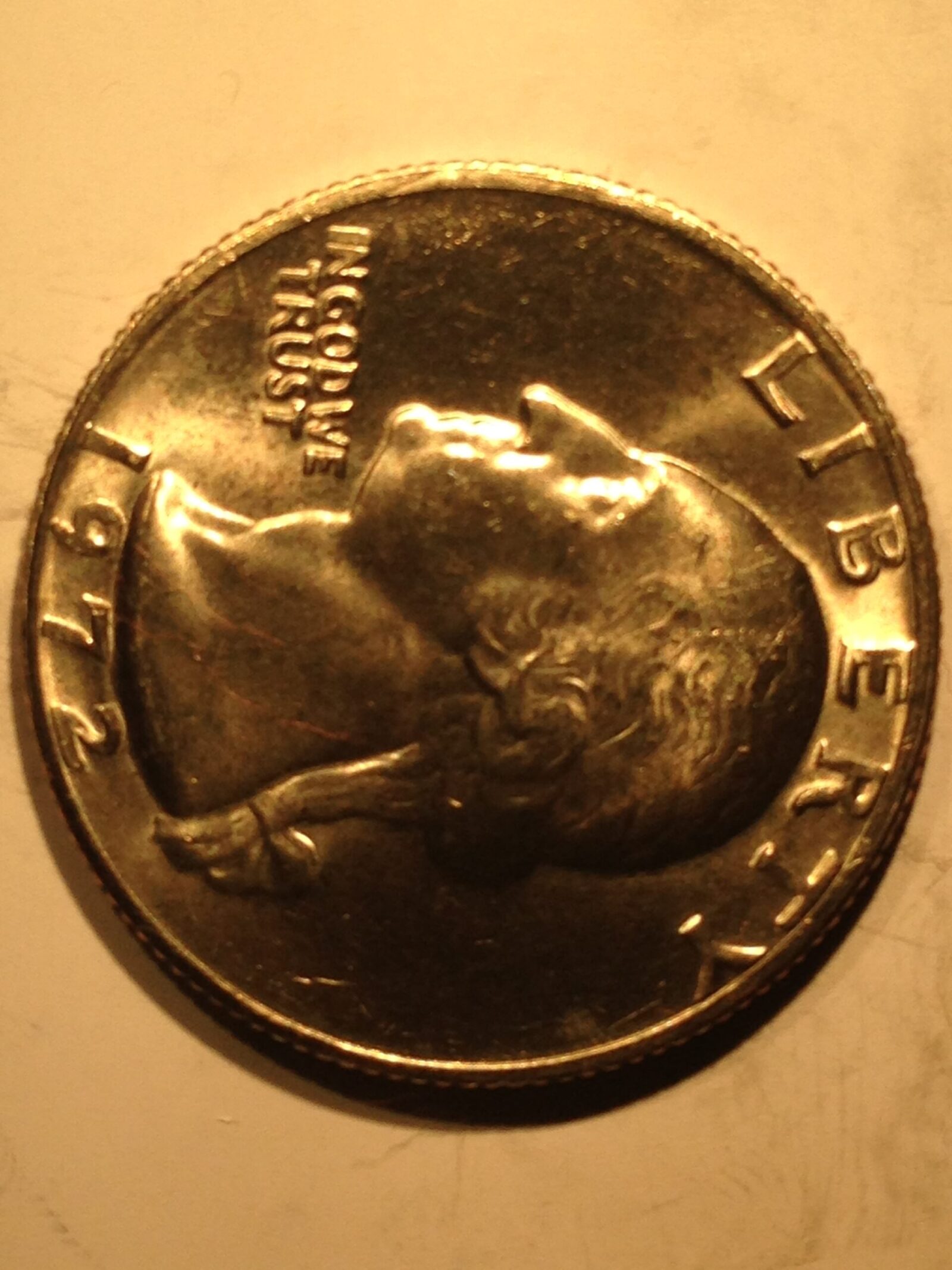 1972 Washington Quarter Gem BU