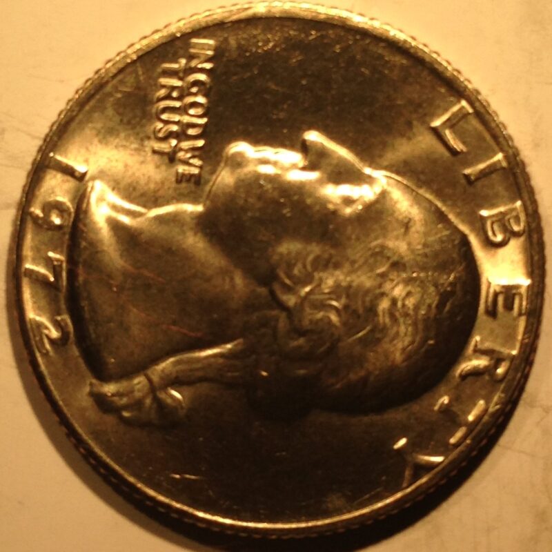 1972 Washington Quarter Gem BU