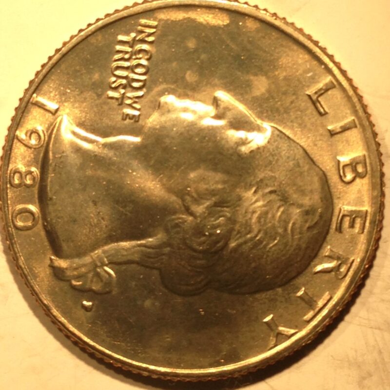 1980-P Washington Quarter Gem BU