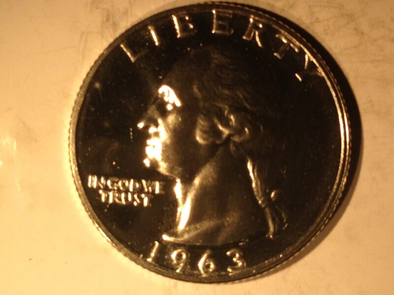 1963 Washington Quarter Gem Proof